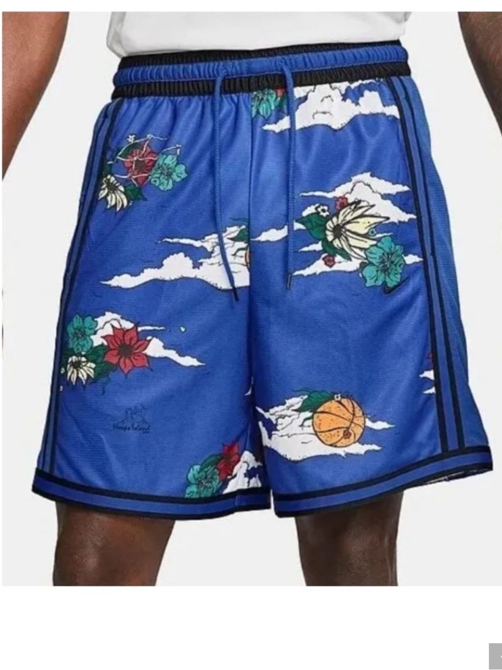 Nike DNA Floral Dri-Fit Basketball Shorts Game Royal Mens small